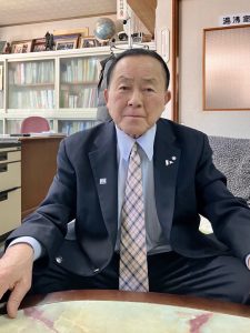 インタビューに応じてくださった佐川社長