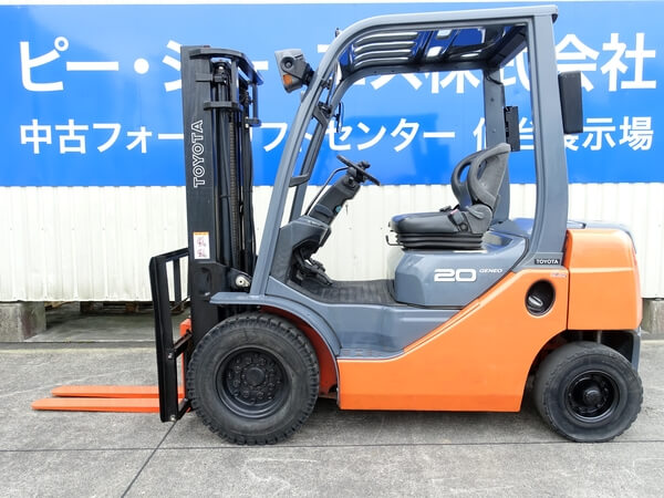 8FGL20 2.0トン ガソリン 【中古フォークリフトのPCS】