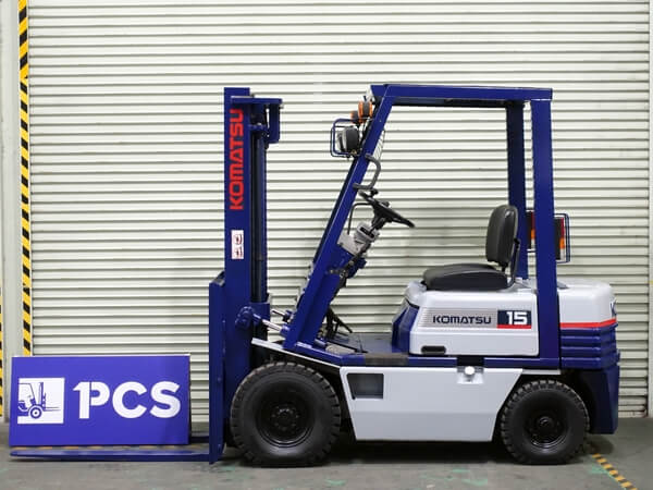 小松FG15-15フォークリフト 良い ,1500Kg, マニアル.☆1578時間。 