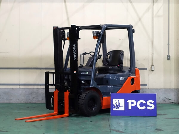 02-8FG15 1.5トン ガソリン 【中古フォークリフトのPCS】