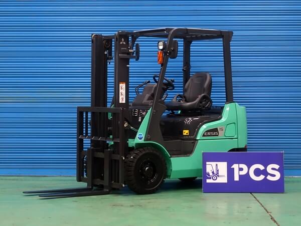 フォークリフト　三菱 1.5トン　ガソリン車　格安配送 三菱 1.5t ガソリン車 3ⅿマスト LPG併用 – 中古フォークリフト 株式