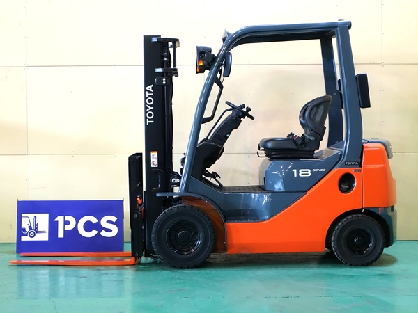 02-8FGL18 1.8トン ガソリン 【中古フォークリフトのPCS】