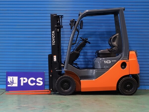 02-8FG10 1.0トン ガソリン 【中古フォークリフトのPCS】