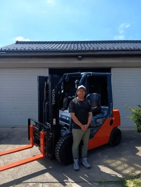 お米農家 T様｜お米づくりのスタートに向けフォークリフトを導入